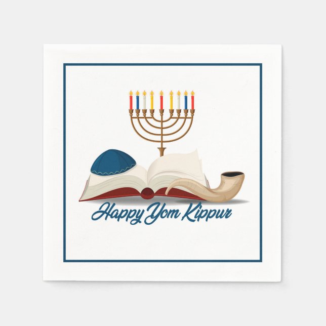 Yom Kippur Pappersservett (Framsidan)