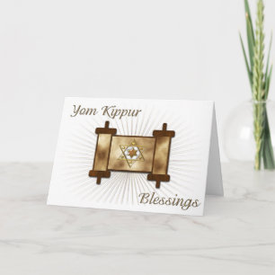 Yom Kippur Rulla Card Kort