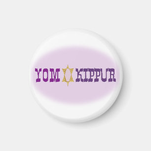 Yom Kippur & Star - Magnet