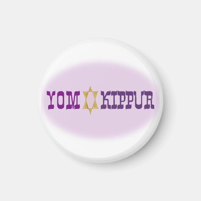 Yom Kippur & Star - Magnet (Framsidan)