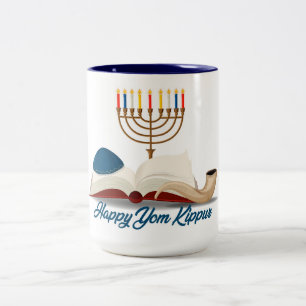 Yom Kippur Två-Tonad Mugg