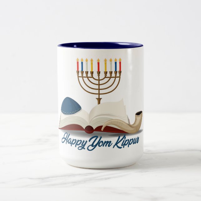 Yom Kippur Två-Tonad Mugg (Center)