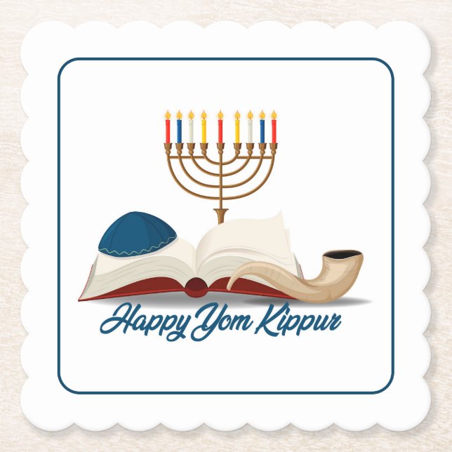Yom Kippur Underlägg Papper (Framsida)