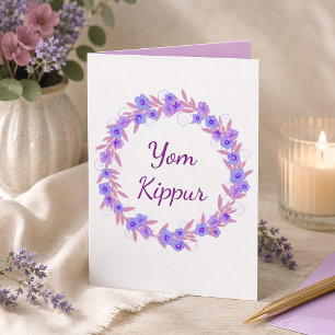 Yom Kippur uttryck Kort