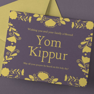 Yom Kippur Vykort