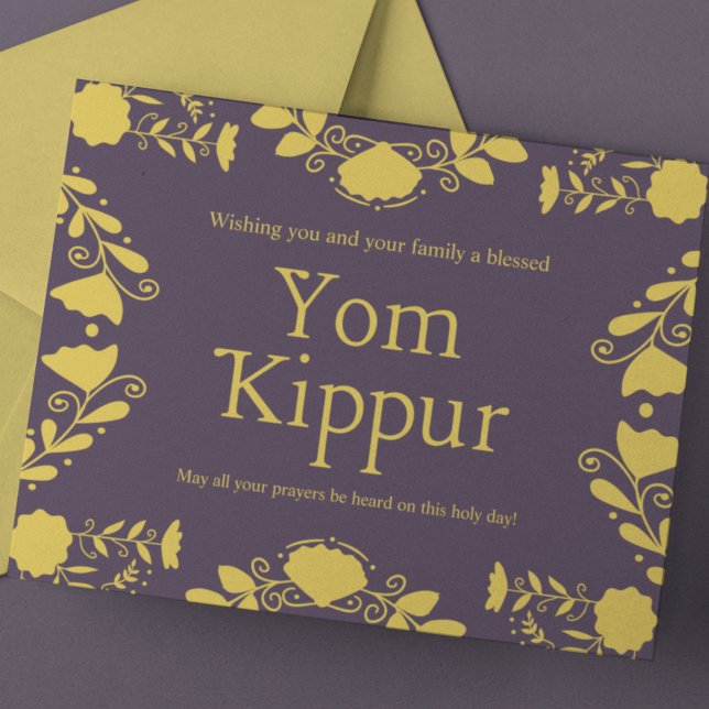 Yom Kippur Vykort (Skapare uppladdad)