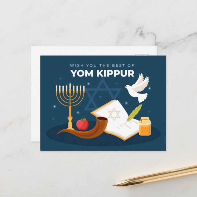 Yom Kippur vykort (Fram/Back In Situ)