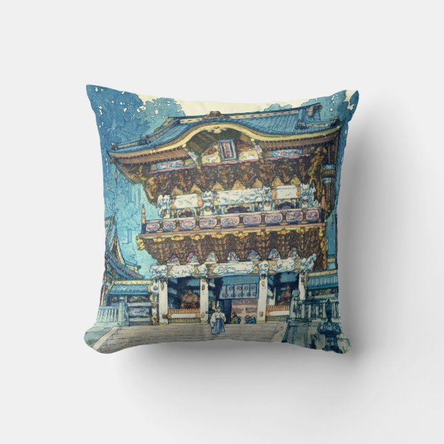 Yomeimon Grind, Hiroshi Yoshida, Woodcut Kudde (Framsida)