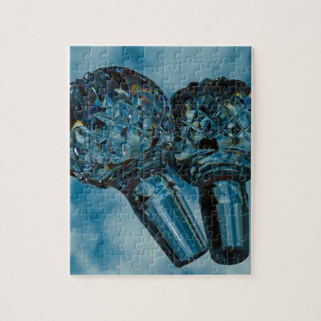 Yonder till Crystal Blå himmel Pussel (Vertikal)