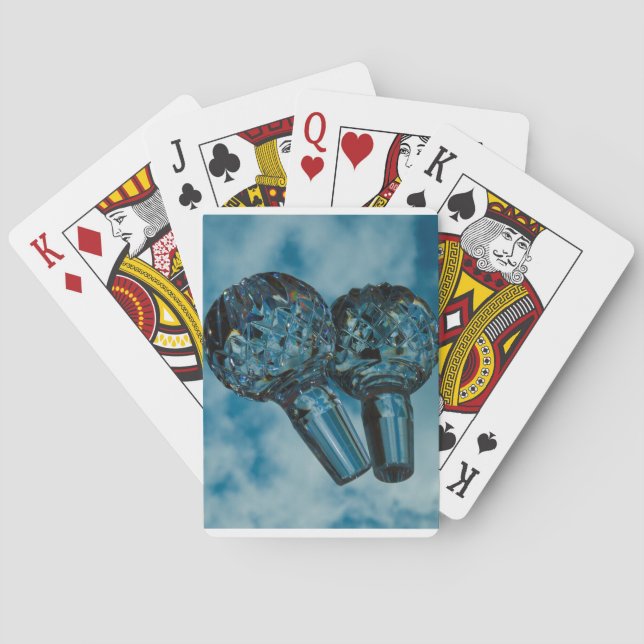 Yonder till Crystal Blå himmel Spelkort (Baksidan)