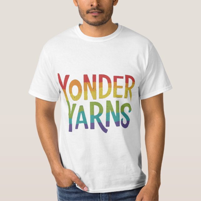 Yonder Yarns T Shirt (Framsida)