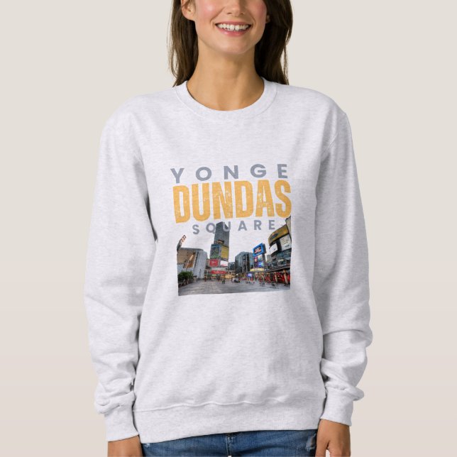 Yonge-Dundas Square Toronto Iconic Landmark T Shirt (Framsida)