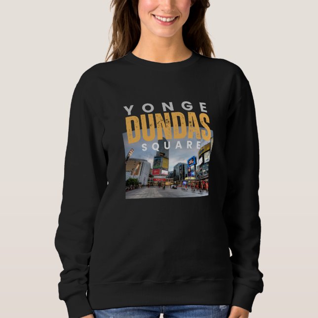Yonge-Dundas Square Toronto Iconic Landmark T Shirt (Framsida)