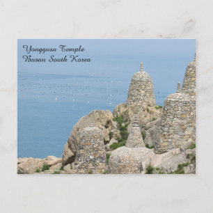 Yonggusa Temple Busan Sydkorea vykort