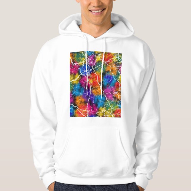  Yongzhou China City Map Hoodie (Framsida)