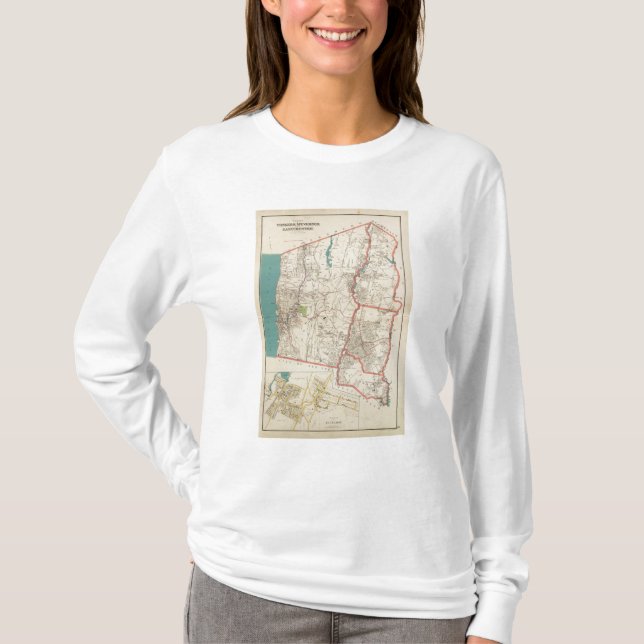 Yonkers Mt Vernon, Eastchester städer Tee Shirt (Framsida)