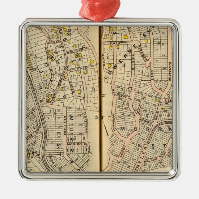 Yonkers New York 10 Julgransprydnad Metall (Framsidan)