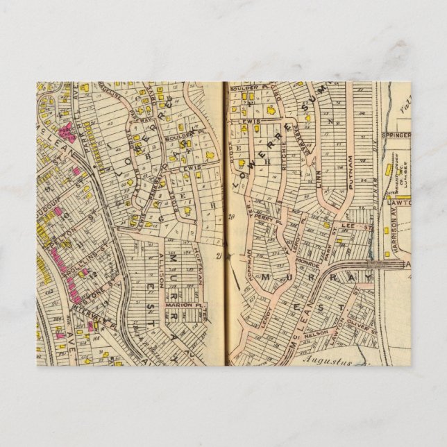 Yonkers, New York 10 Vykort (Framsida)