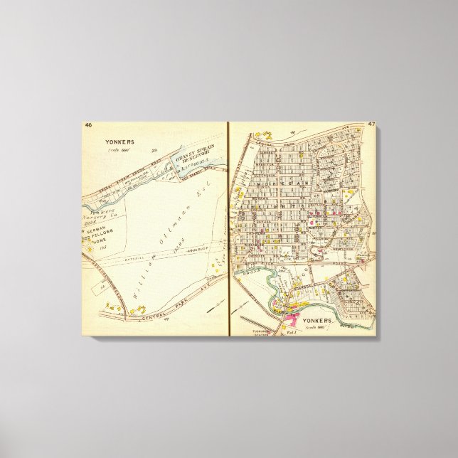 Yonkers, New York 16 Canvastryck (Framsida)