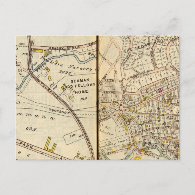 Yonkers, New York 16 Vykort (Framsida)