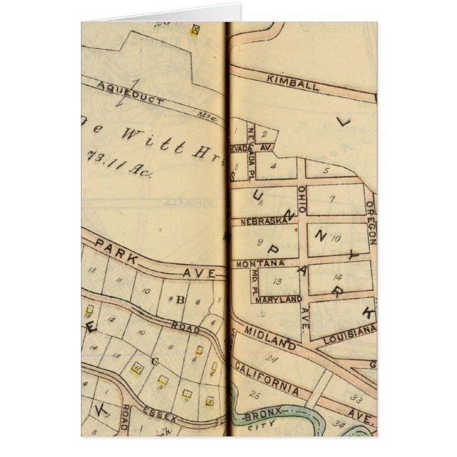 Yonkers, New York 6 Hälsningskort (Framsidan)