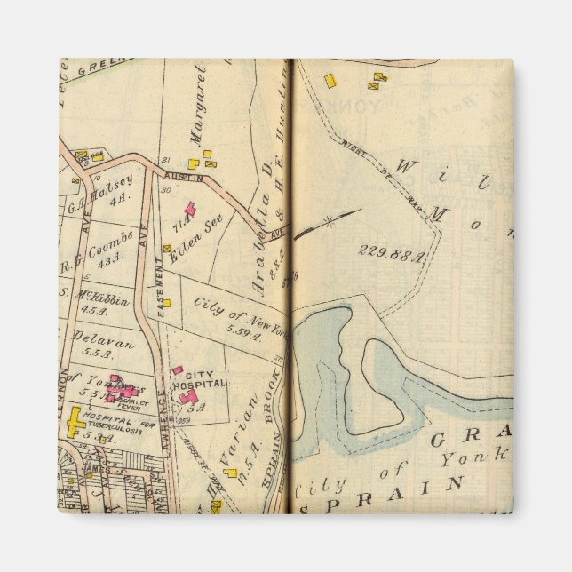 Yonkers, New York 9 Magnet (Framsidan)