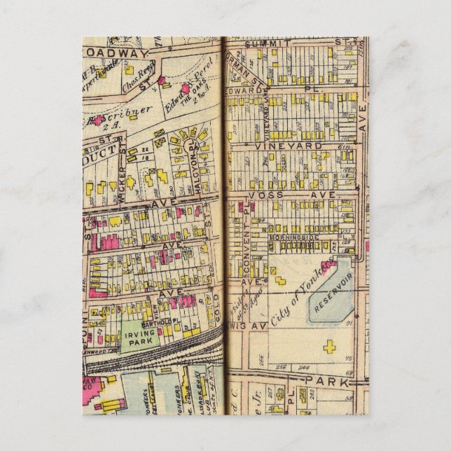 Yonkers, New York 9 Vykort (Framsida)