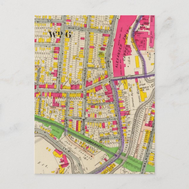 Yonkers New York Atlas Vykort (Framsida)