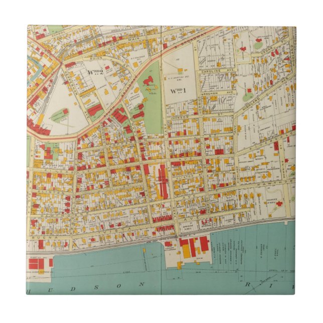 Yonkers New York Kakelplatta (Framsidan)