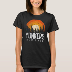Yonkers New York NY Retro Vintage 70s 80:s 90-tal T Shirt