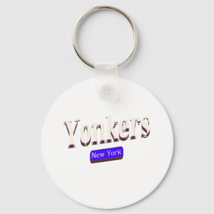 Yonkers New York-textbas Nyckelring