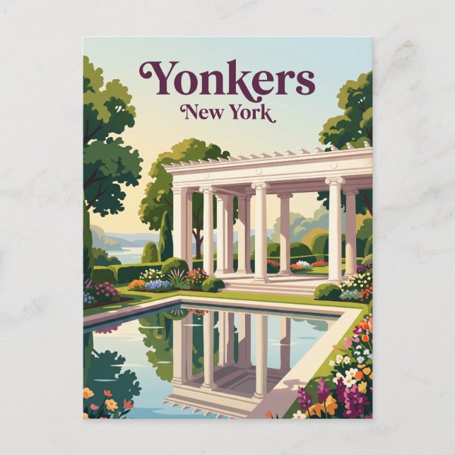 Yonkers, New York Vykort (Framsida)
