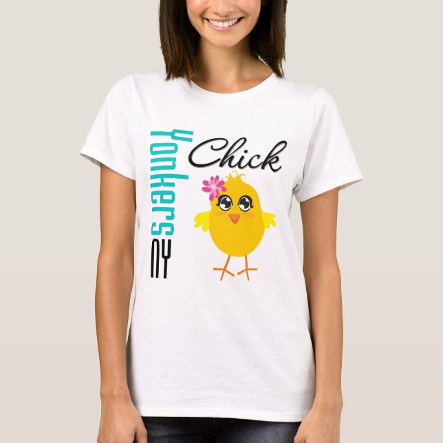 Yonkers NY chick T-shirt (Framsida)