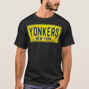 Yonkers NY Old New York License Plate Distress G T Shirt