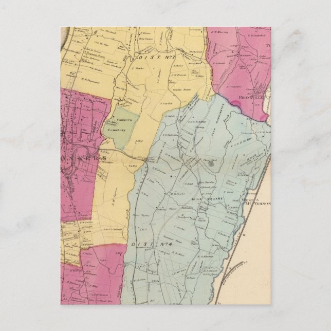 Yonkers, Town Vykort (Framsida)