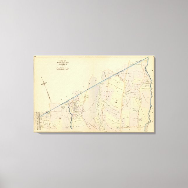 Yonkers wards 3-4, New York 2 Canvastryck (Framsida)