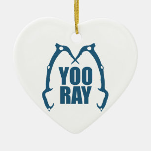 Yoo Ray (Ouray) Isklätting Julgransprydnad Keramik