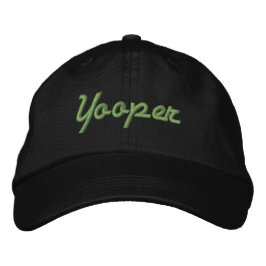 "Yooper" Baseball Hat Broderad Keps