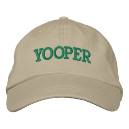 "Yooper" Baseball Hat Broderad Keps