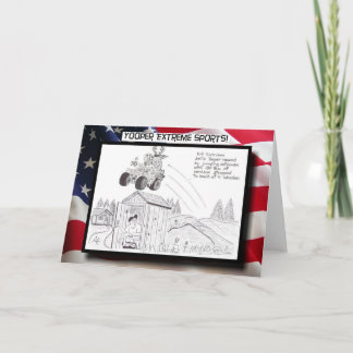 Yooper Extreme Sports! Hopphälsningskort för Outho Kort