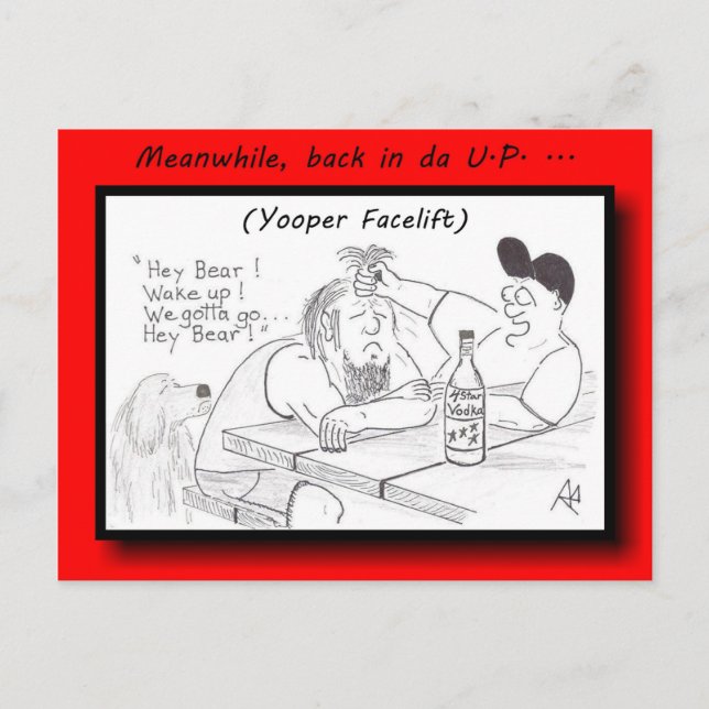 Yooper Faceliftvykort Vykort (Framsida)