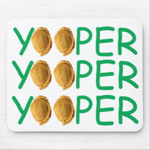 Yooper   glåmiga Mousepad Musmatta