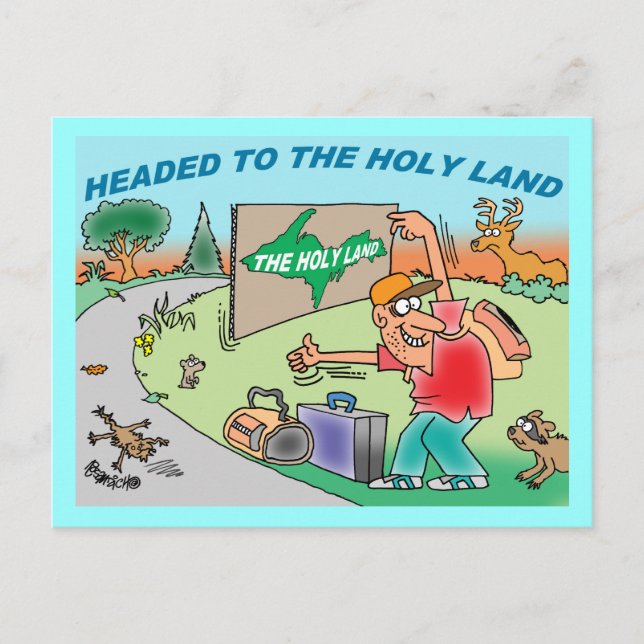 YOOPER | MICHIGAN POSTCARDS VYKORT (Framsida)