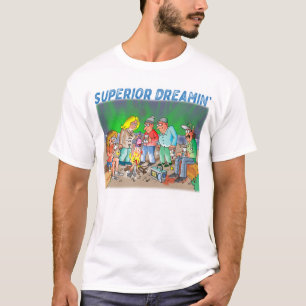 Yooper T-Shirt med överlägsen Sjö-Tecknad