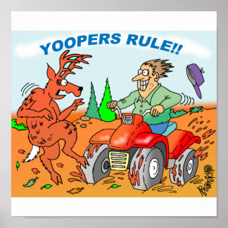 Yoopers-regeln! Sauna Poster