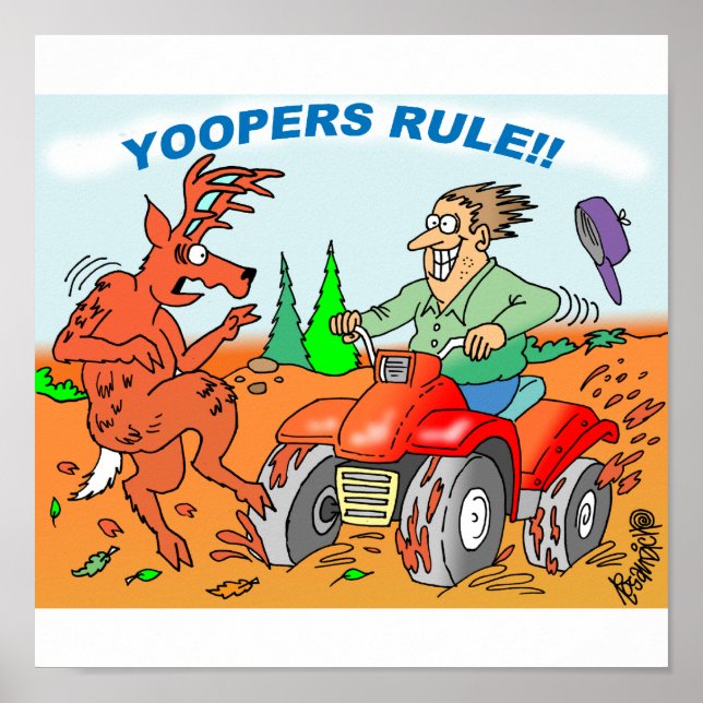 Yoopers-regeln! Sauna Poster (Framsidan)