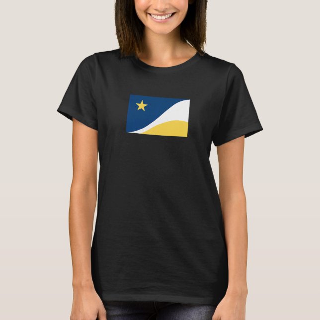 Yorba Linda California Flag T Shirt (Framsida)