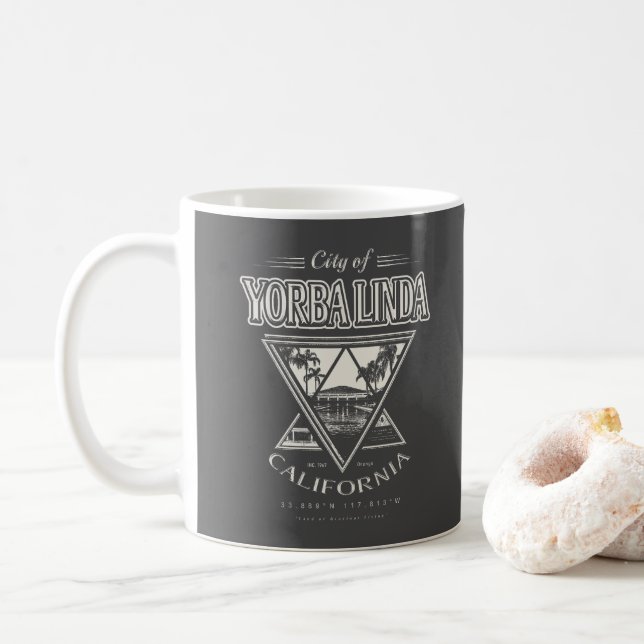 YORBA LINDA - ORANGE CALIFORNIA KAFFEMUGG (Med munk)