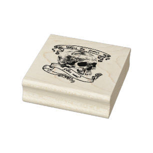 Yoricks Skull Frimärke Stämpel
