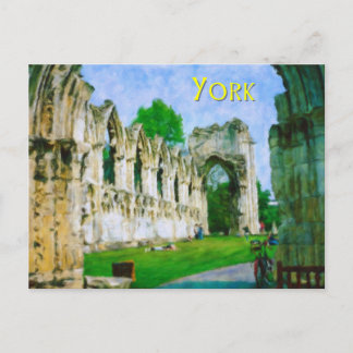 York Abbey Vykort